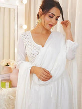 Dreamiest White Chikankari Kurta Set - Shop Label Aishwaryrika